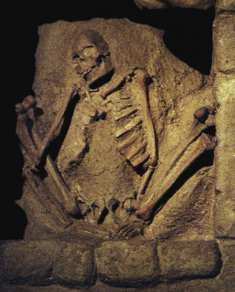 A Skeleton in Stone.