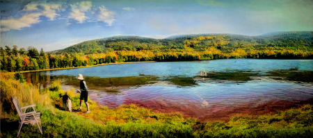 The Drowning Man. Colgate Lake, Jewett, New York.
© Ellin Pollachek New York State Photography