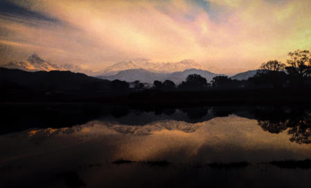 As Dawn Breaks. Pokhara, Nepal.